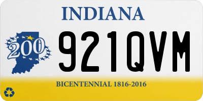 IN license plate 921QVM