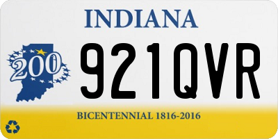 IN license plate 921QVR