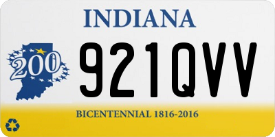 IN license plate 921QVV