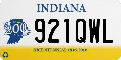 IN license plate 921QWL