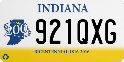IN license plate 921QXG