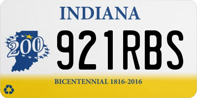 IN license plate 921RBS