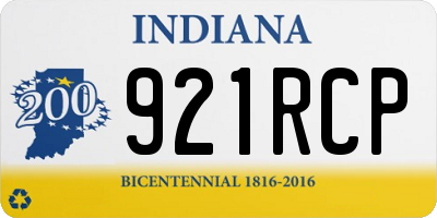 IN license plate 921RCP