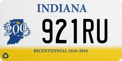 IN license plate 921RU
