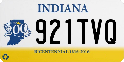 IN license plate 921TVQ