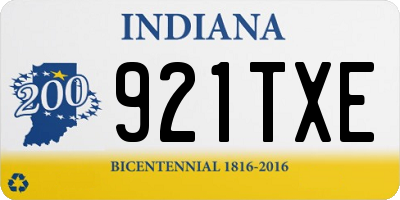 IN license plate 921TXE