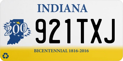 IN license plate 921TXJ