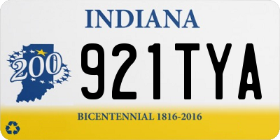 IN license plate 921TYA