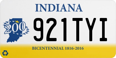 IN license plate 921TYI