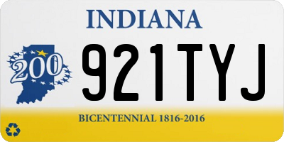 IN license plate 921TYJ