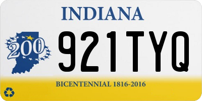 IN license plate 921TYQ