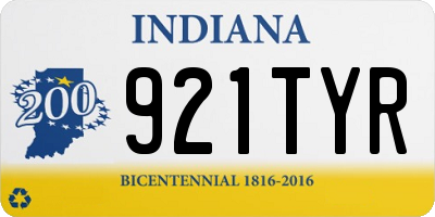 IN license plate 921TYR