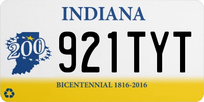 IN license plate 921TYT
