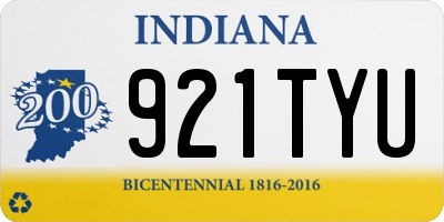 IN license plate 921TYU