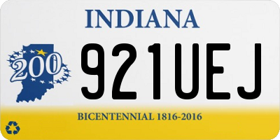 IN license plate 921UEJ