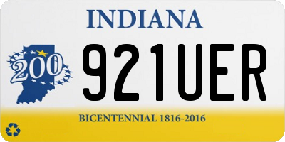 IN license plate 921UER