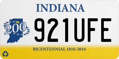 IN license plate 921UFE