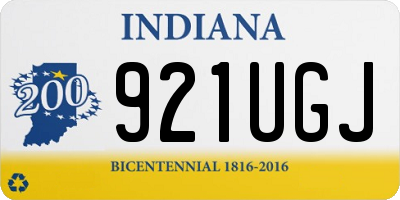 IN license plate 921UGJ