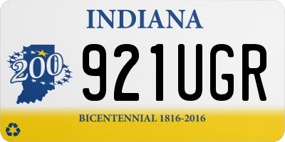 IN license plate 921UGR