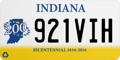 IN license plate 921VIH