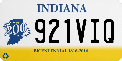 IN license plate 921VIQ