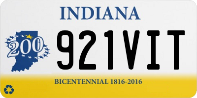 IN license plate 921VIT