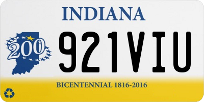 IN license plate 921VIU