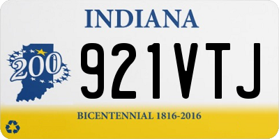 IN license plate 921VTJ