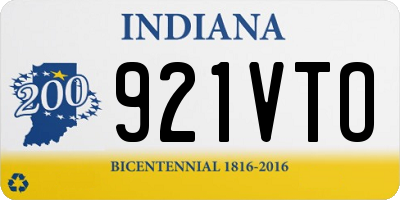IN license plate 921VTO
