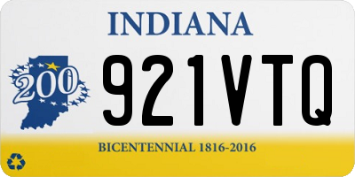 IN license plate 921VTQ