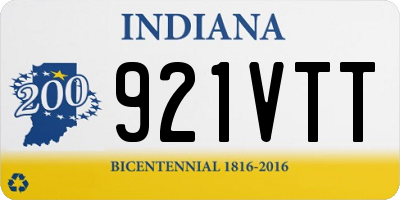IN license plate 921VTT
