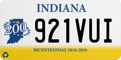 IN license plate 921VUI
