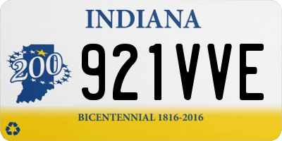 IN license plate 921VVE