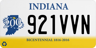IN license plate 921VVN