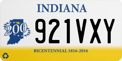 IN license plate 921VXY