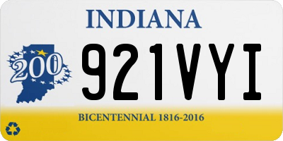 IN license plate 921VYI
