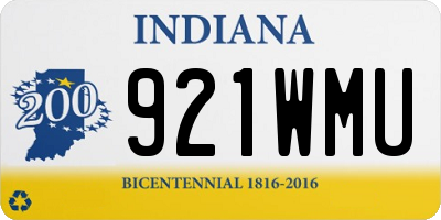 IN license plate 921WMU
