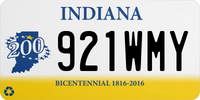 IN license plate 921WMY