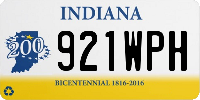 IN license plate 921WPH