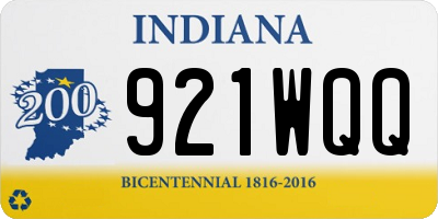 IN license plate 921WQQ