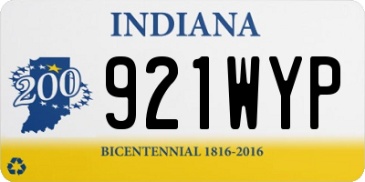 IN license plate 921WYP