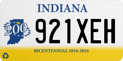 IN license plate 921XEH