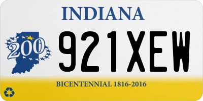 IN license plate 921XEW