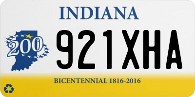 IN license plate 921XHA