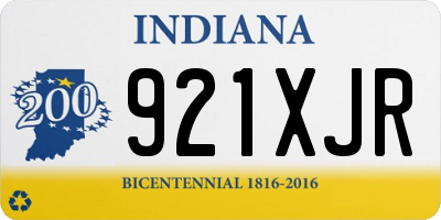 IN license plate 921XJR