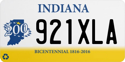 IN license plate 921XLA