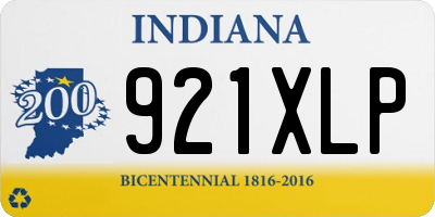 IN license plate 921XLP