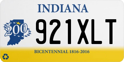 IN license plate 921XLT