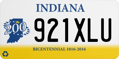 IN license plate 921XLU