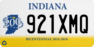 IN license plate 921XMQ